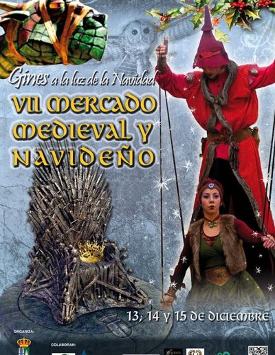 Cartel del Mercado Medieval y Navideño de Gines 2013