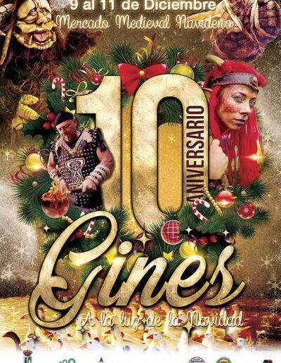 Cartel del Mercado Medieval y Navideño de Gines 2016