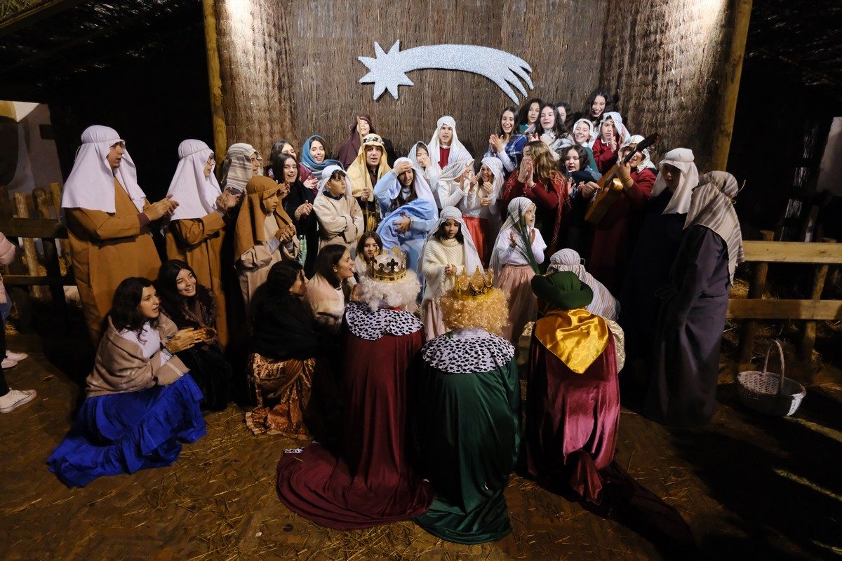 Belén viviente del Mercado Medieval y Navideño de Gines